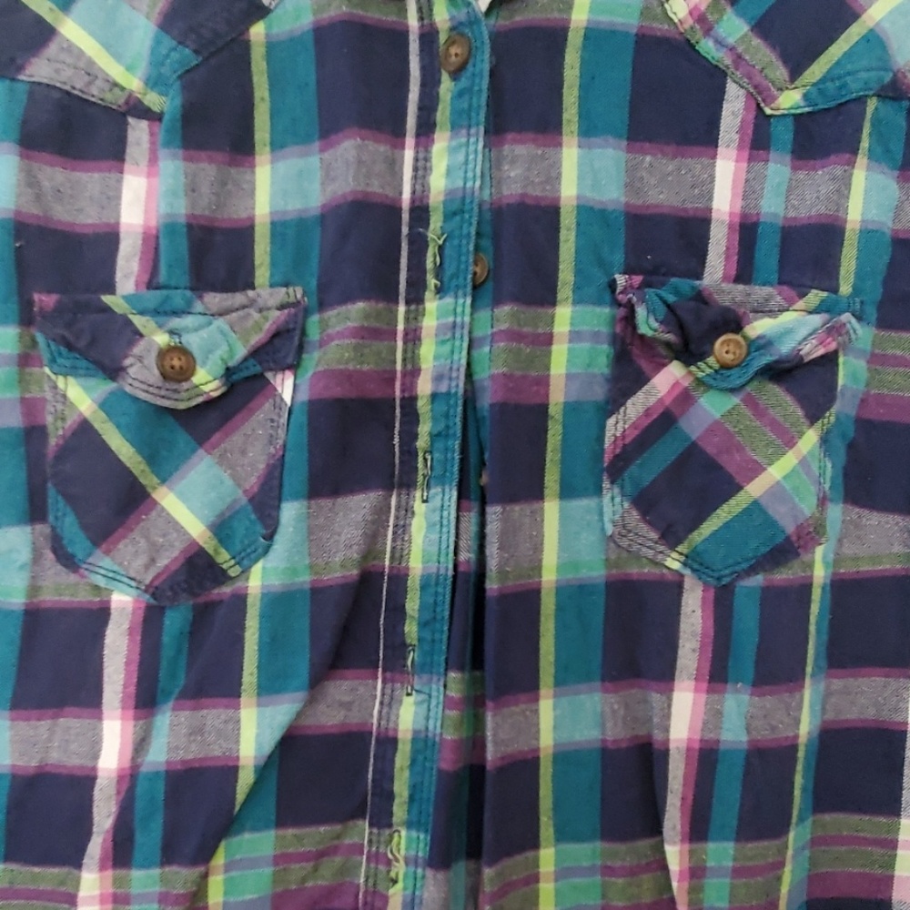 Plaid button down - Picture 3 of 3